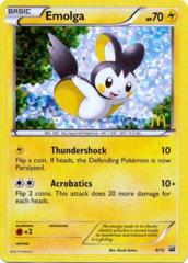 Emolga 6/12 Confetti Holo Promo - 2012 McDonald's Campaign